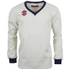 Wollaton CC Gray Nicolls Long Sleeve Sweater (Navy Piping)